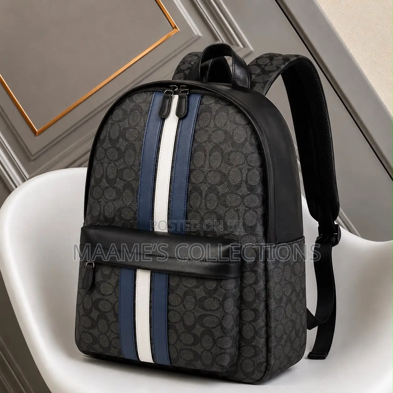 Solid Leather Backpack