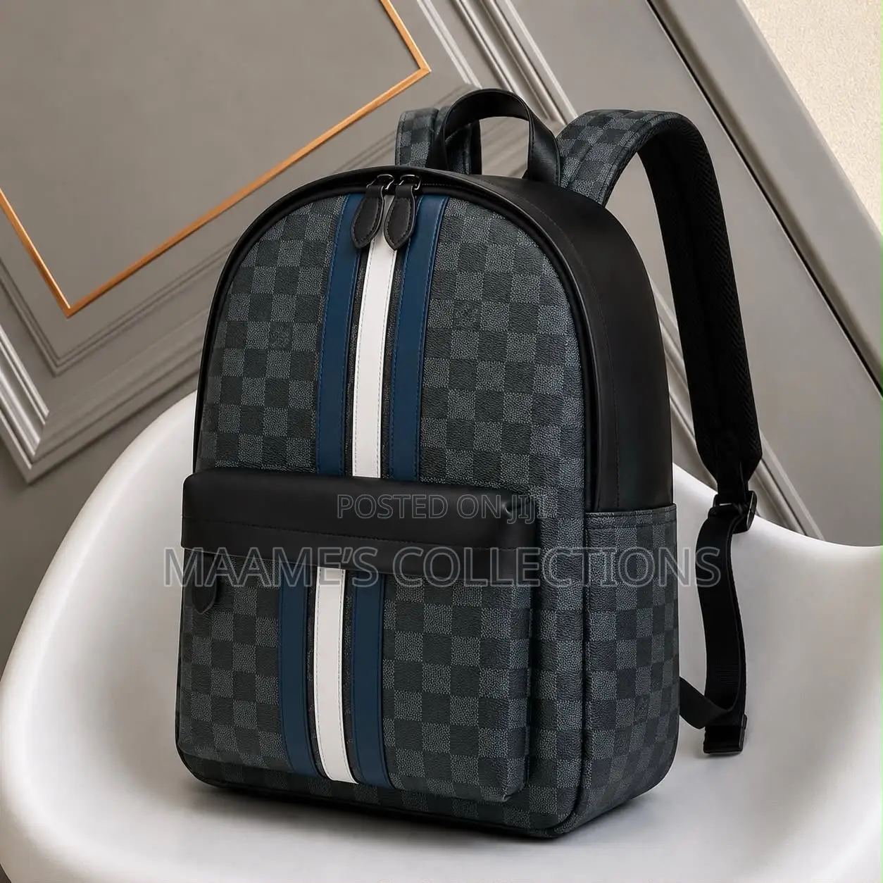 Solid Leather Backpack