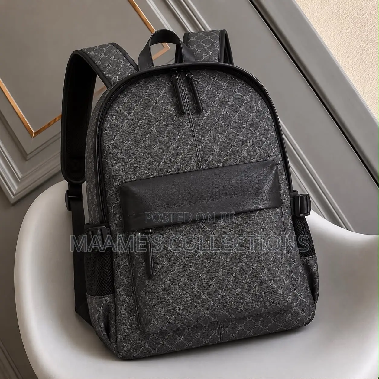 Solid Leather Backpack