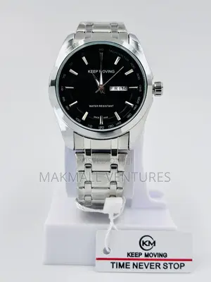 Keep Moving Stainless Steel Chain Watches