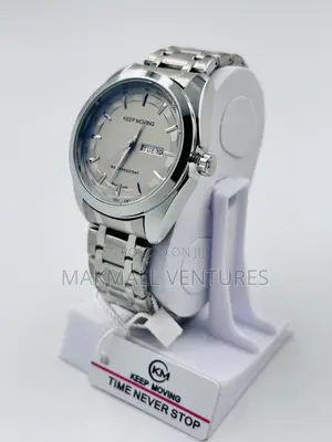 Keep Moving Stainless Steel Chain Watches