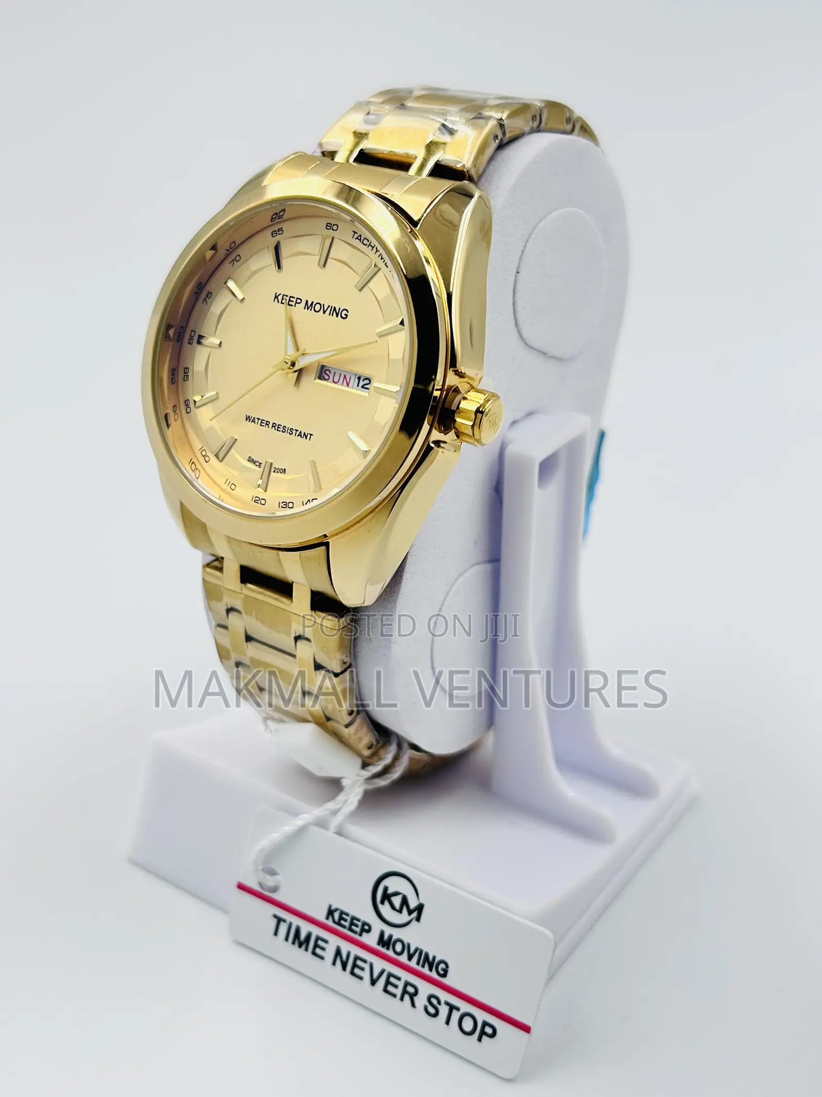 Keep Moving Stainless Steel Chain Watches