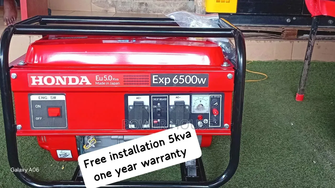 Premium Honda 5kva Petrol Generator – Built to Last. 5kva