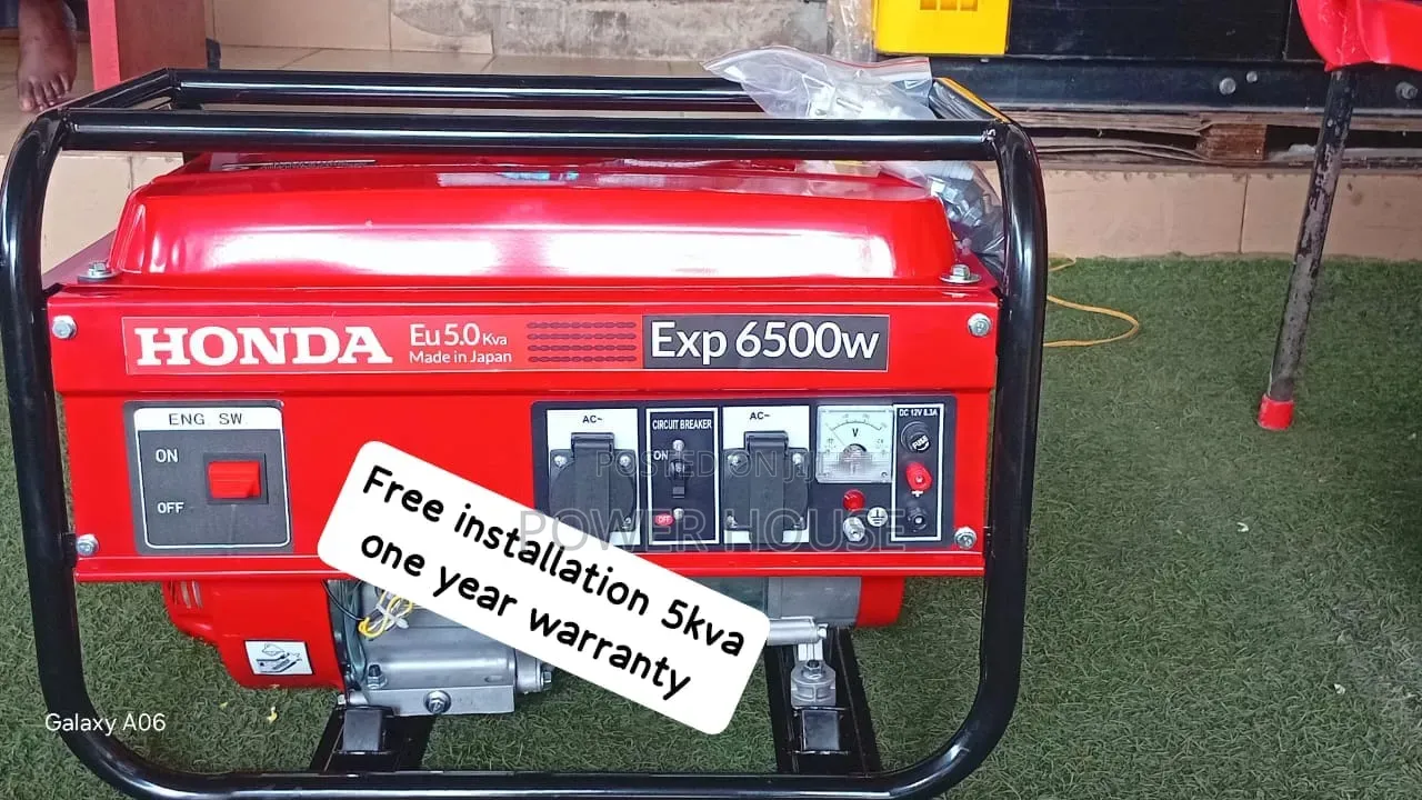 Premium Honda 5kva Petrol Generator – Built to Last. 5kva