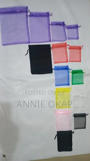 Quality Organza Gift Bags – Retail | Various Sizes Colours | Ghana
