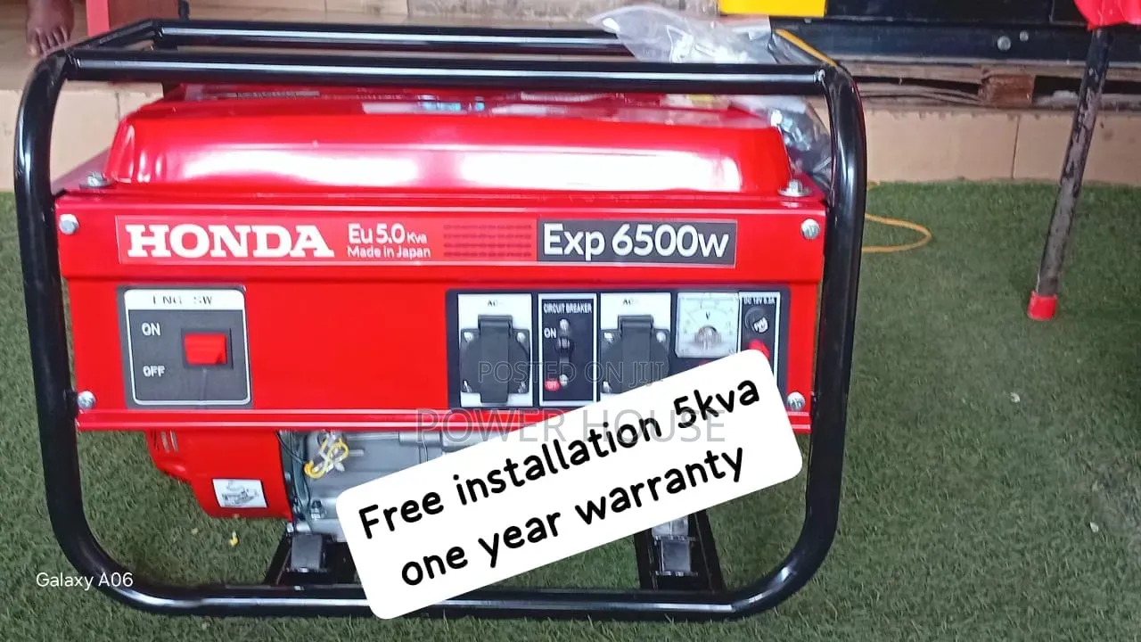 Never Experience Power Outages Again – Honda 5kva.
