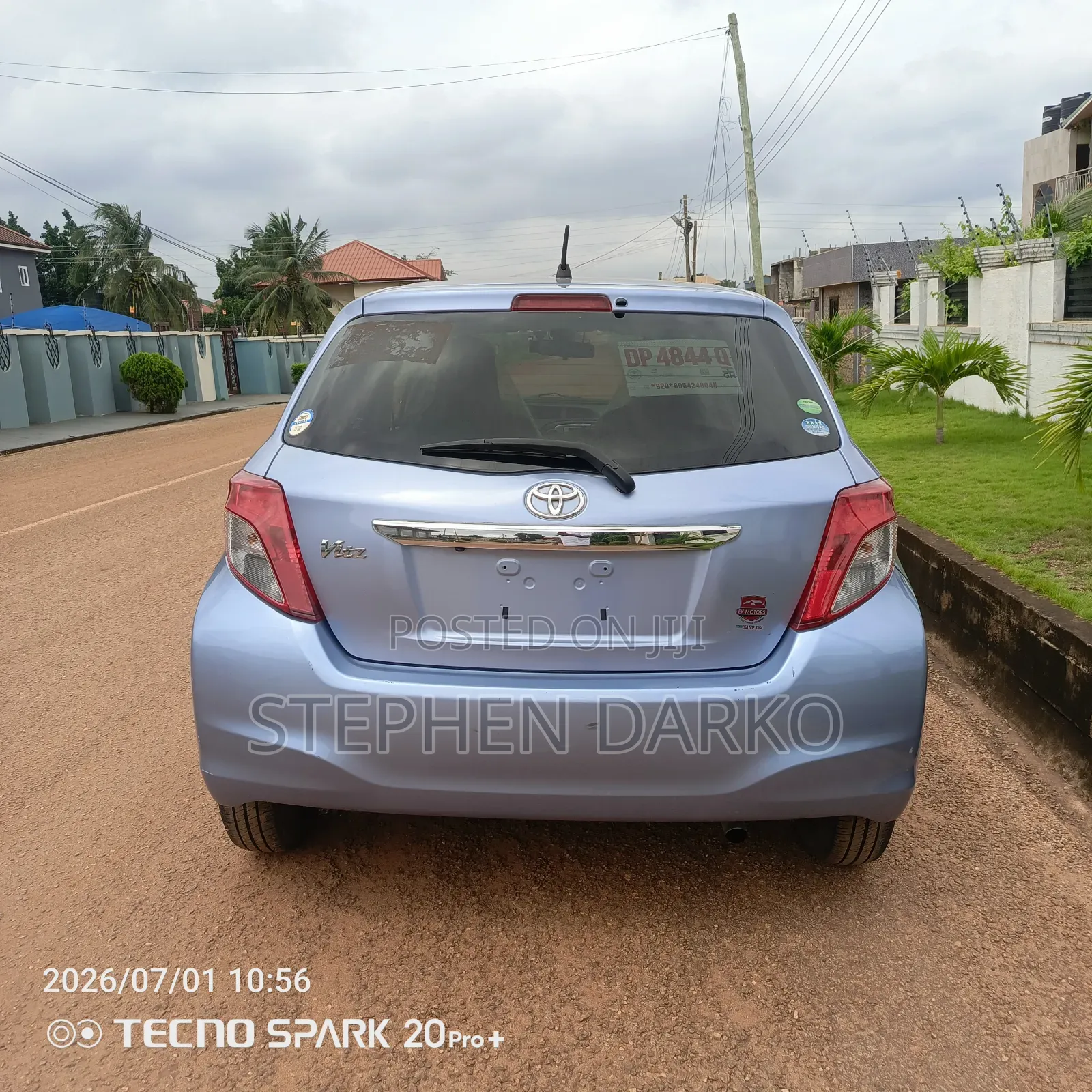 Toyota Vitz 2014 Blue
