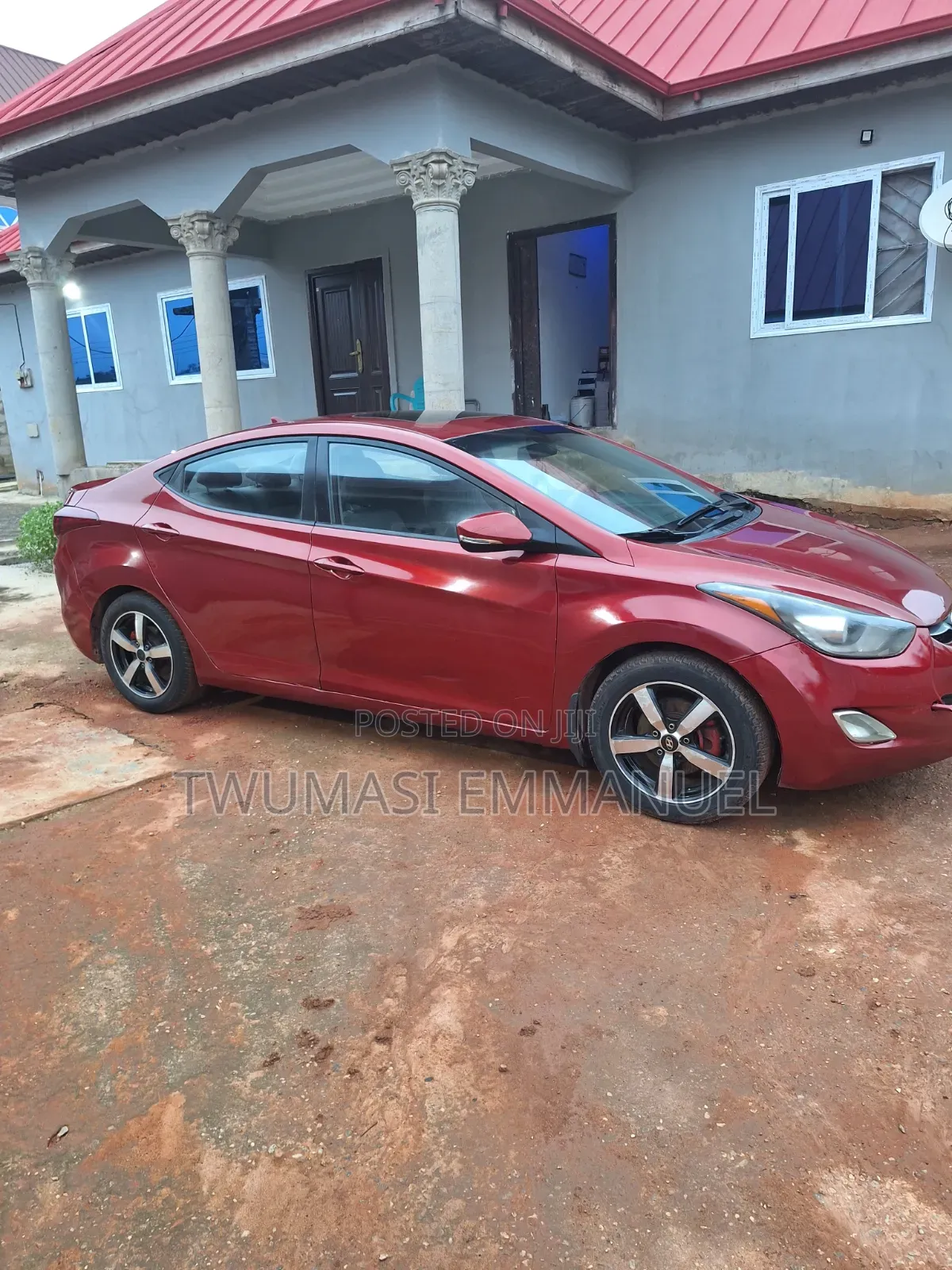 Hyundai Elantra Limited Sedan FWD (1.8L 4cyl 6A) 2013 Red