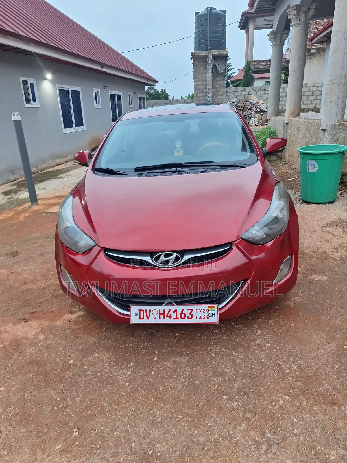 Hyundai Elantra Limited Sedan FWD (1.8L 4cyl 6A) 2013 Red