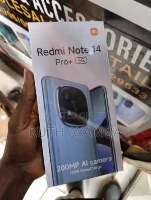 New Xiaomi Redmi Note 14 Pro+ 256 GB Black