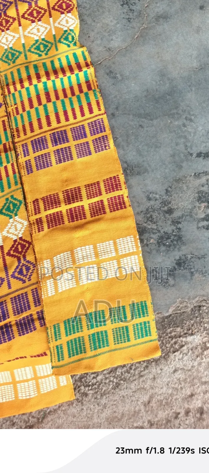 Man and Woman Kente Cloth