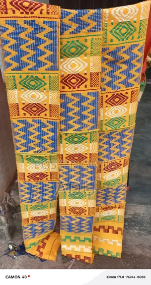 Man and Woman Kente Cloth