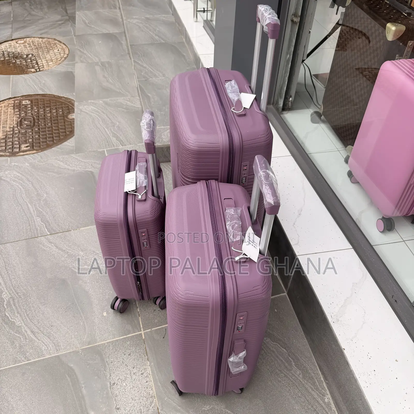 Luxury Tpu Anti Crack Suitcase Set