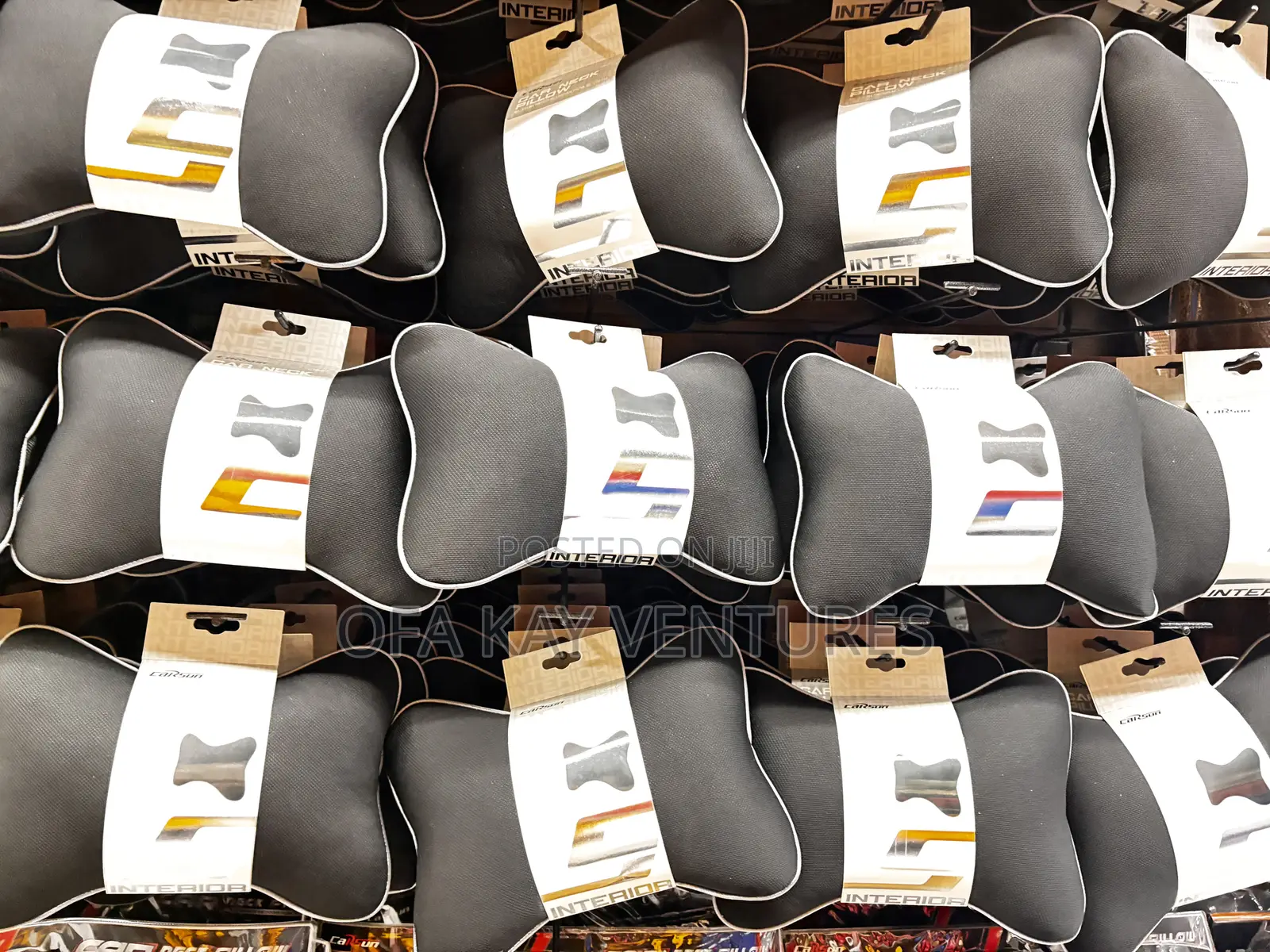 Cute Car Neck Pillow Black