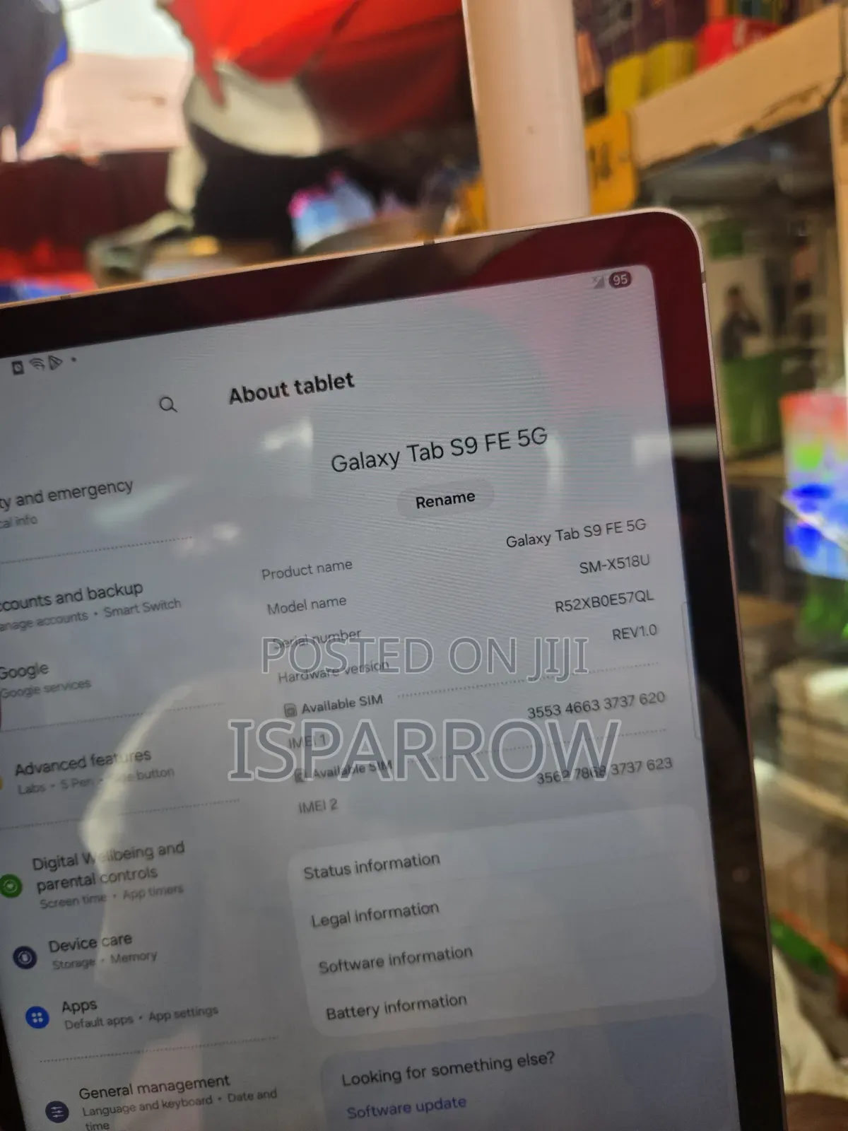 Samsung Galaxy Tab S9 FE 128 GB Gray