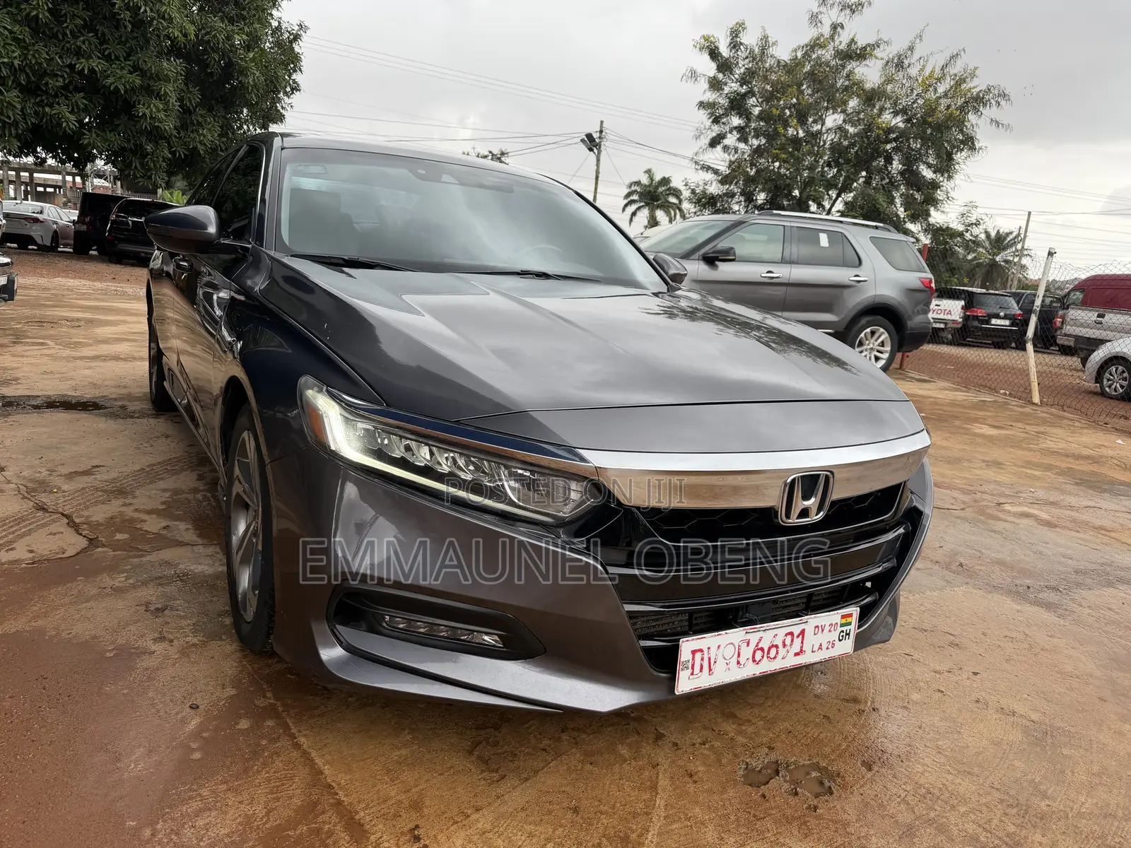 Honda Accord EX-L (1.5L 4cyl Turbo CVT) 2019 Gray