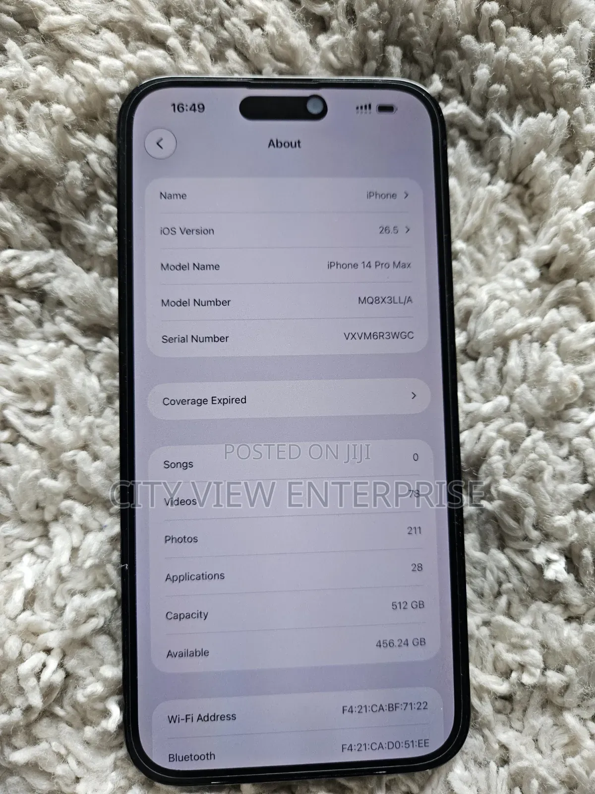 Apple iPhone 14 Pro Max 512 GB Black