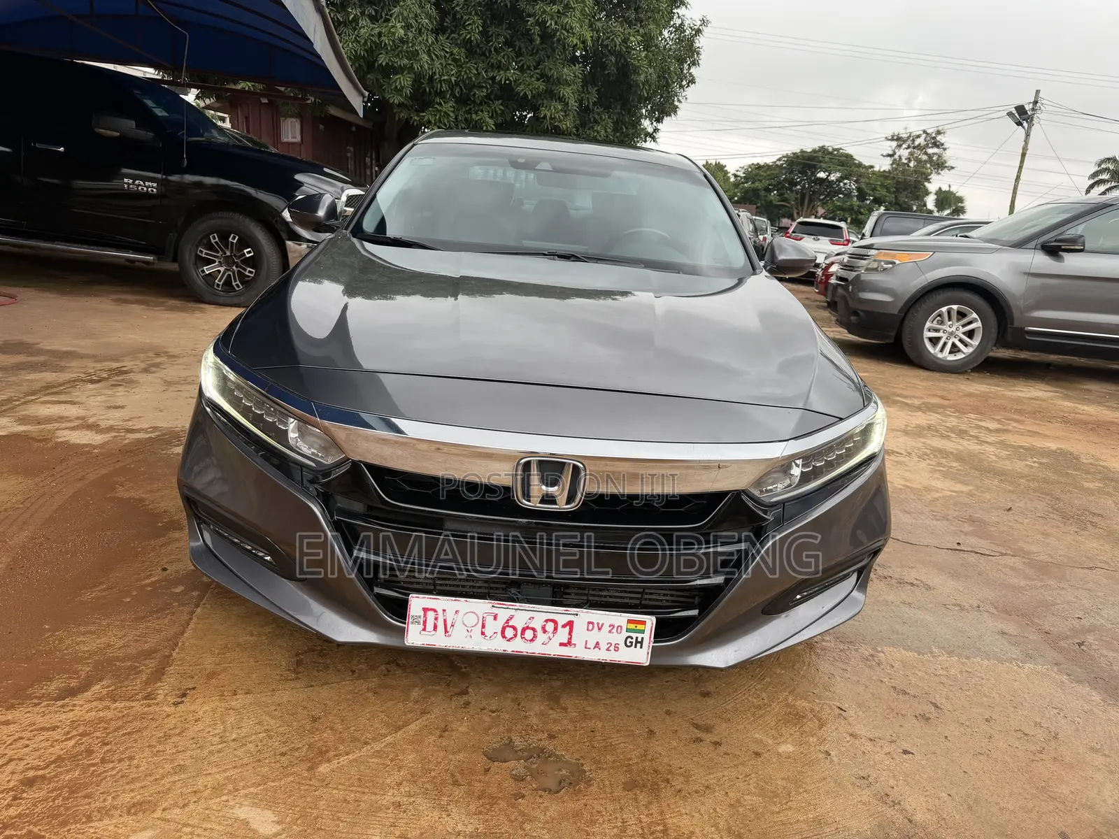 Honda Accord EX-L (1.5L 4cyl Turbo CVT) 2019 Gray
