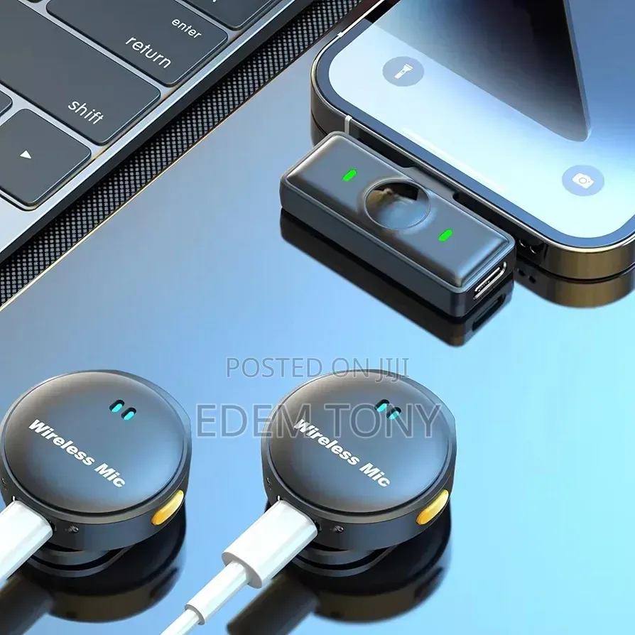 Wireless Lavalier Microphone System :iPhone /Android/DSLR Camera