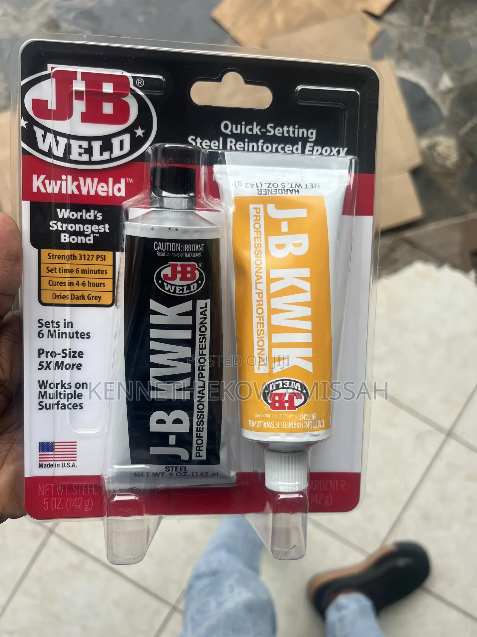 Jb Weld Quick Setting Steel Reinforced Epoxy