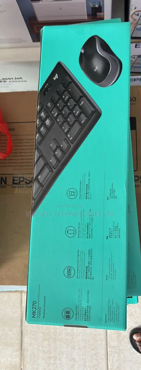 Original Logitech Keyboard Mouse Mk270
