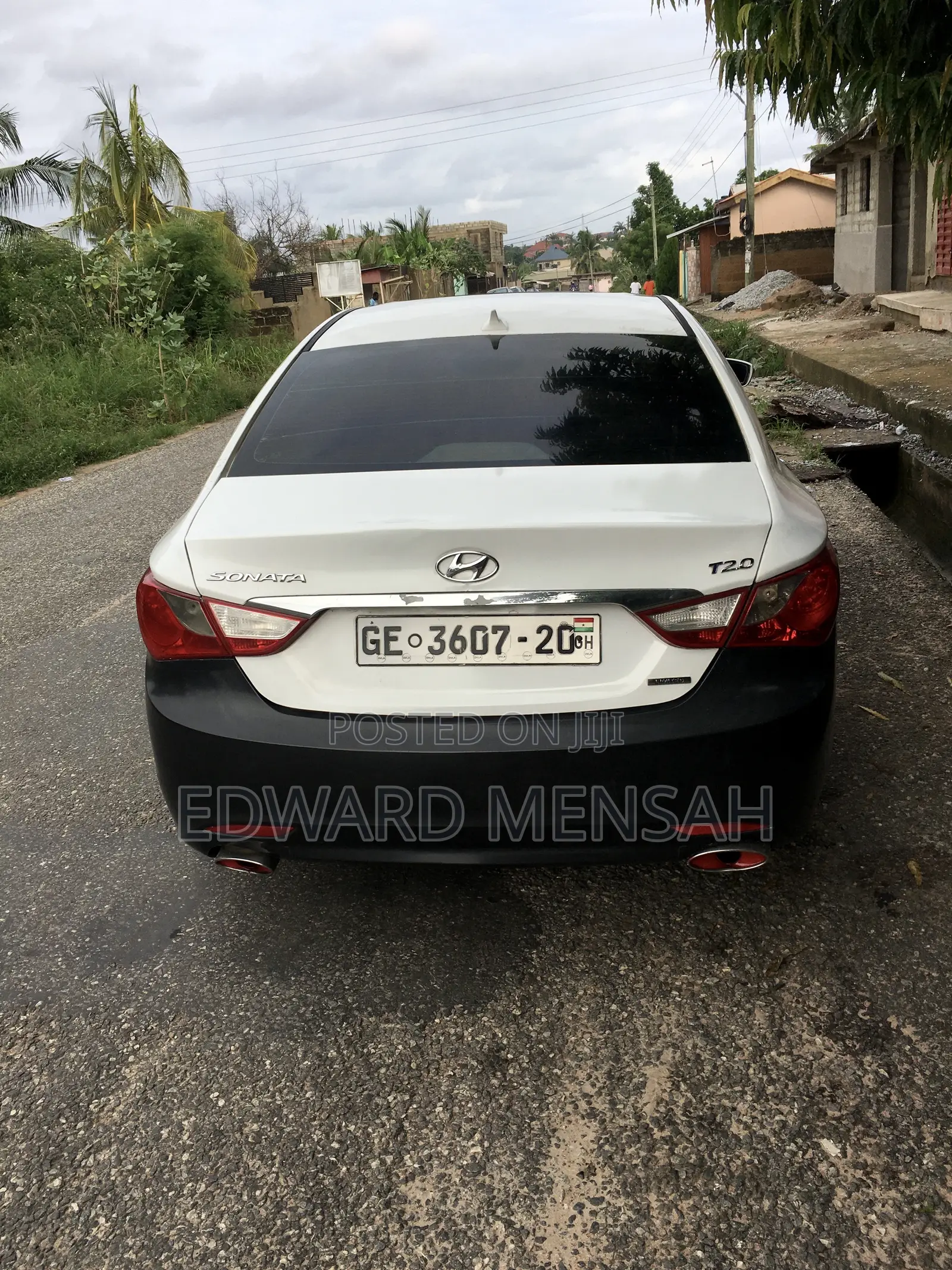 Hyundai Sonata Limited 2.0T Sedan (2.0L 4cyl 6A) 2013 White