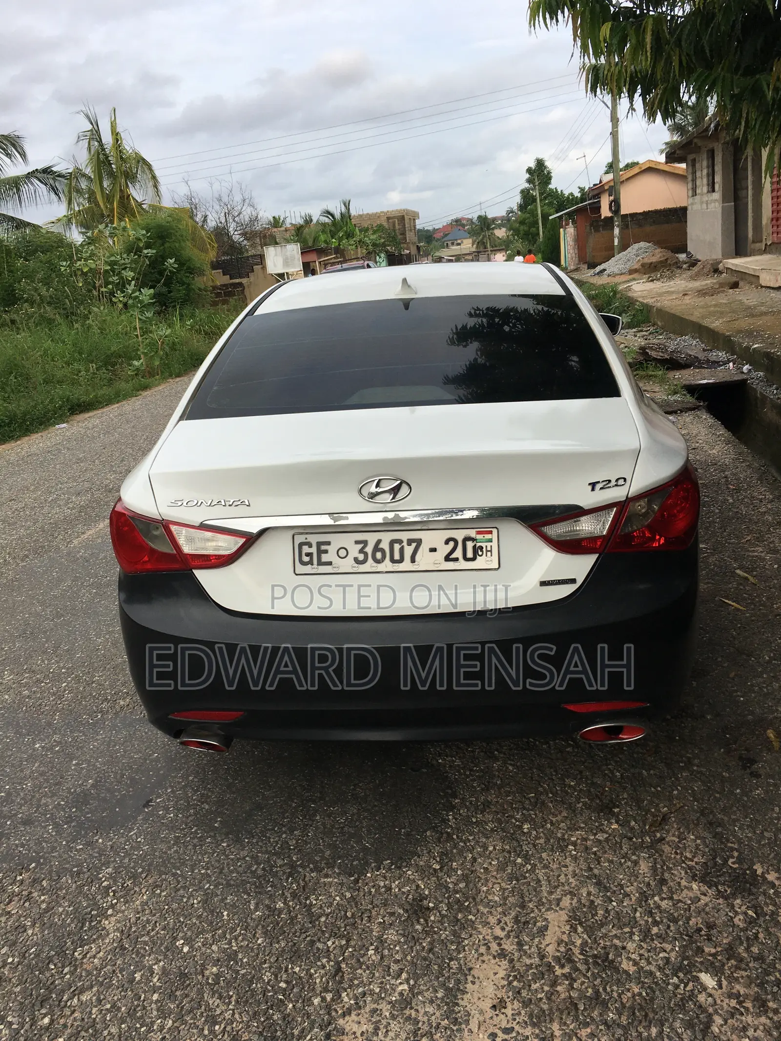 Hyundai Sonata Limited 2.0T Sedan (2.0L 4cyl 6A) 2013 White