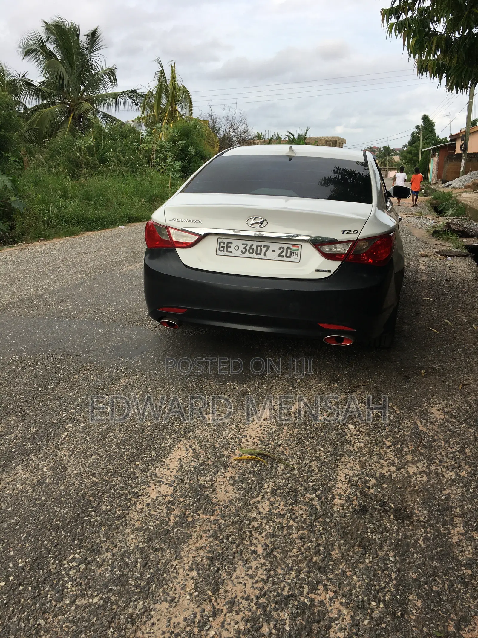 Hyundai Sonata Limited 2.0T Sedan (2.0L 4cyl 6A) 2013 White