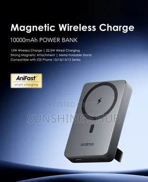 Oraimo Magpower-15 10,000mah Wireless and Wired Power Bank