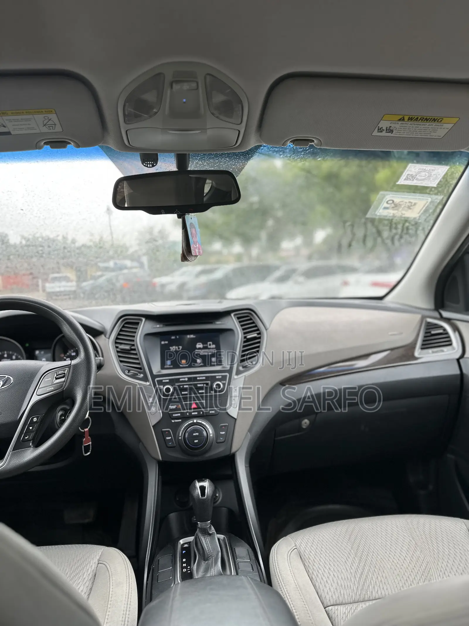 Hyundai Santa Fe SE AWD 2016 Black