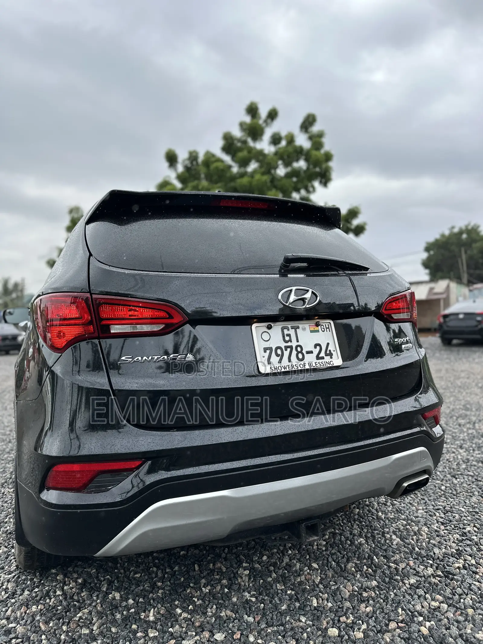 Hyundai Santa Fe SE AWD 2016 Black
