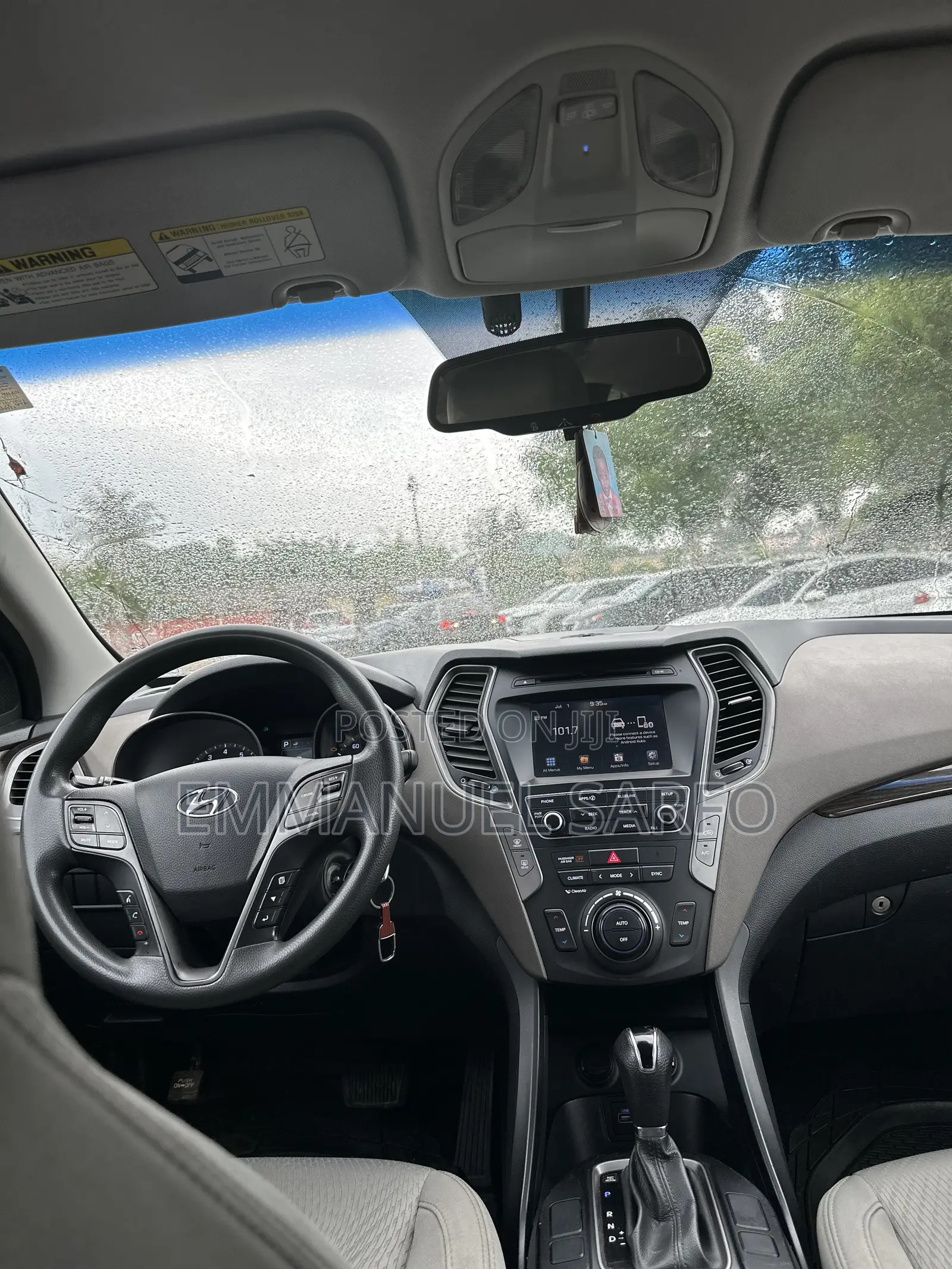 Hyundai Santa Fe SE AWD 2016 Black
