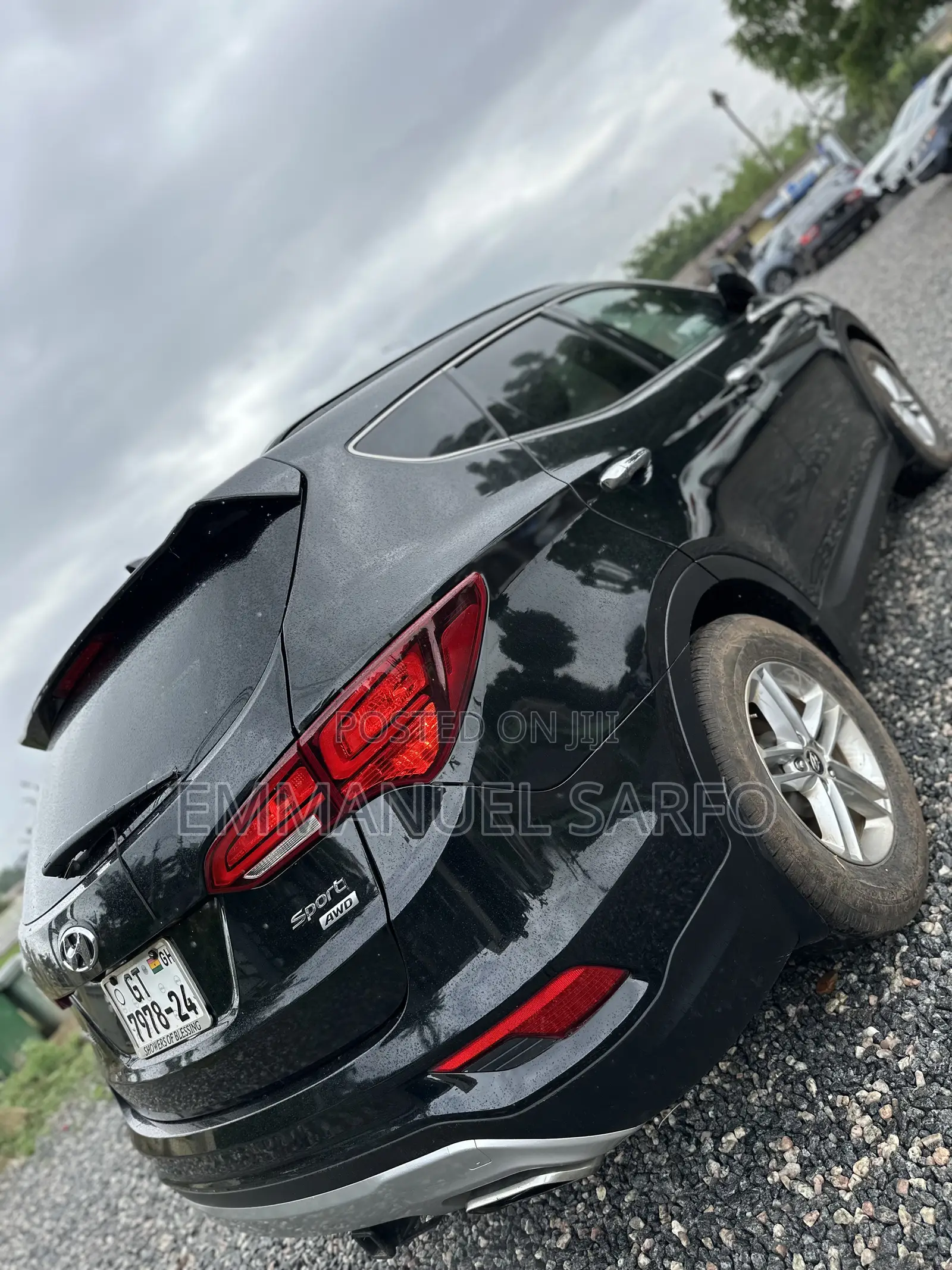Hyundai Santa Fe SE AWD 2016 Black