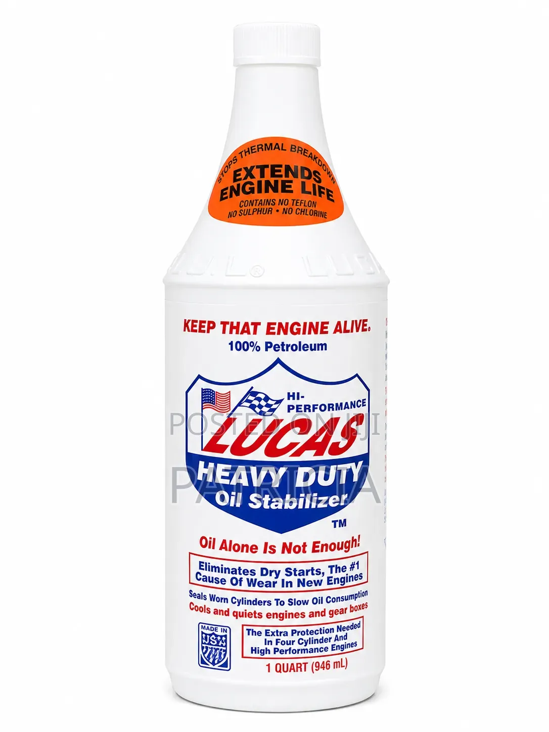 Lucas Heavy Duty Oil Stabilizer 946ml (1 Quart) – New