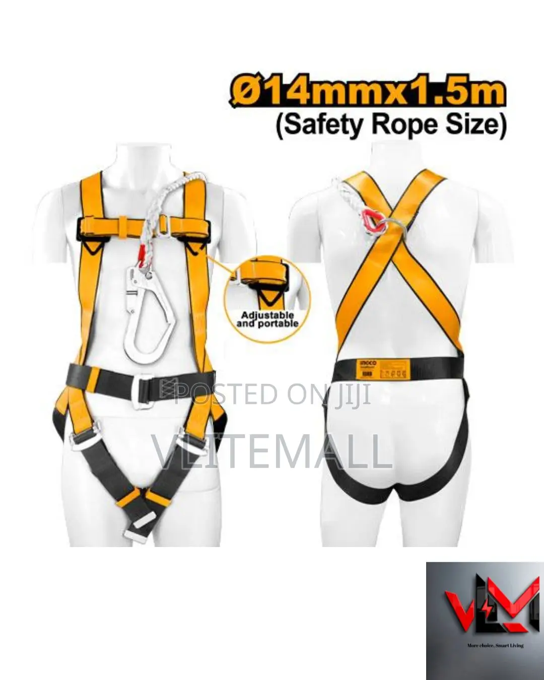 Ingco Safety Harness1 Anti-falling Dorsal 50mm Hsh501415