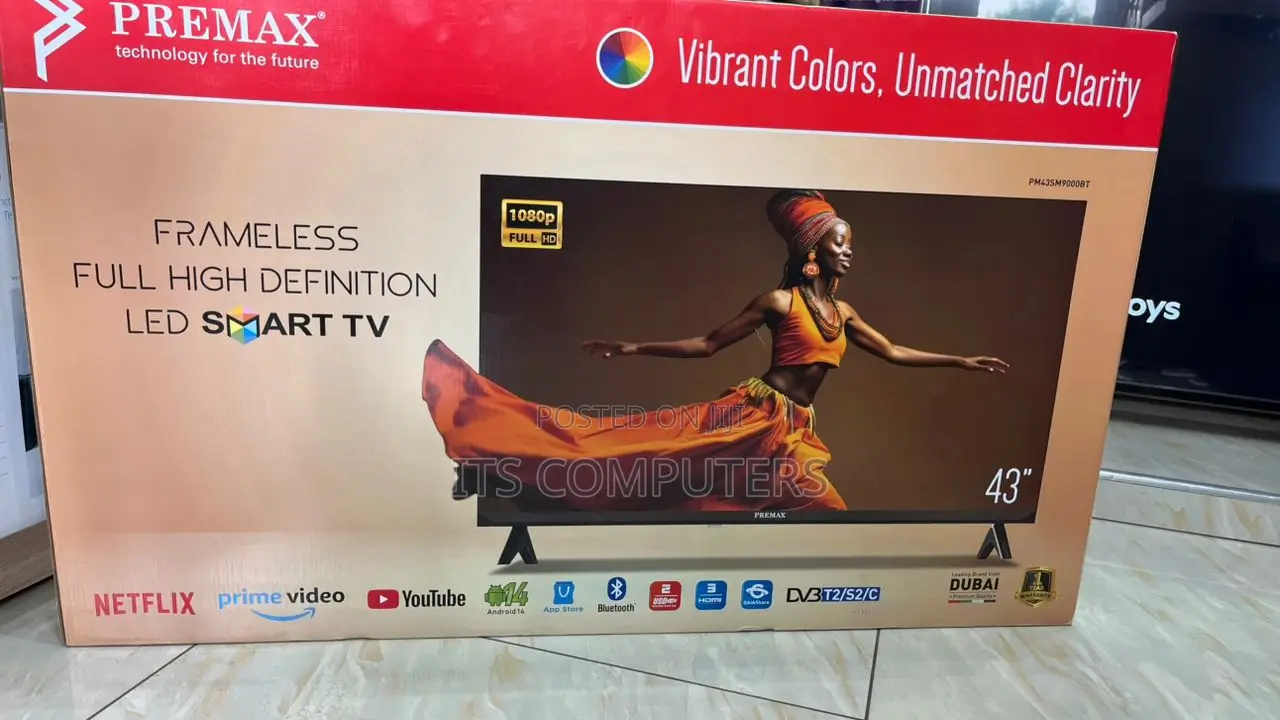 Premax 43 Inch Frameless Fhd Smart Tv