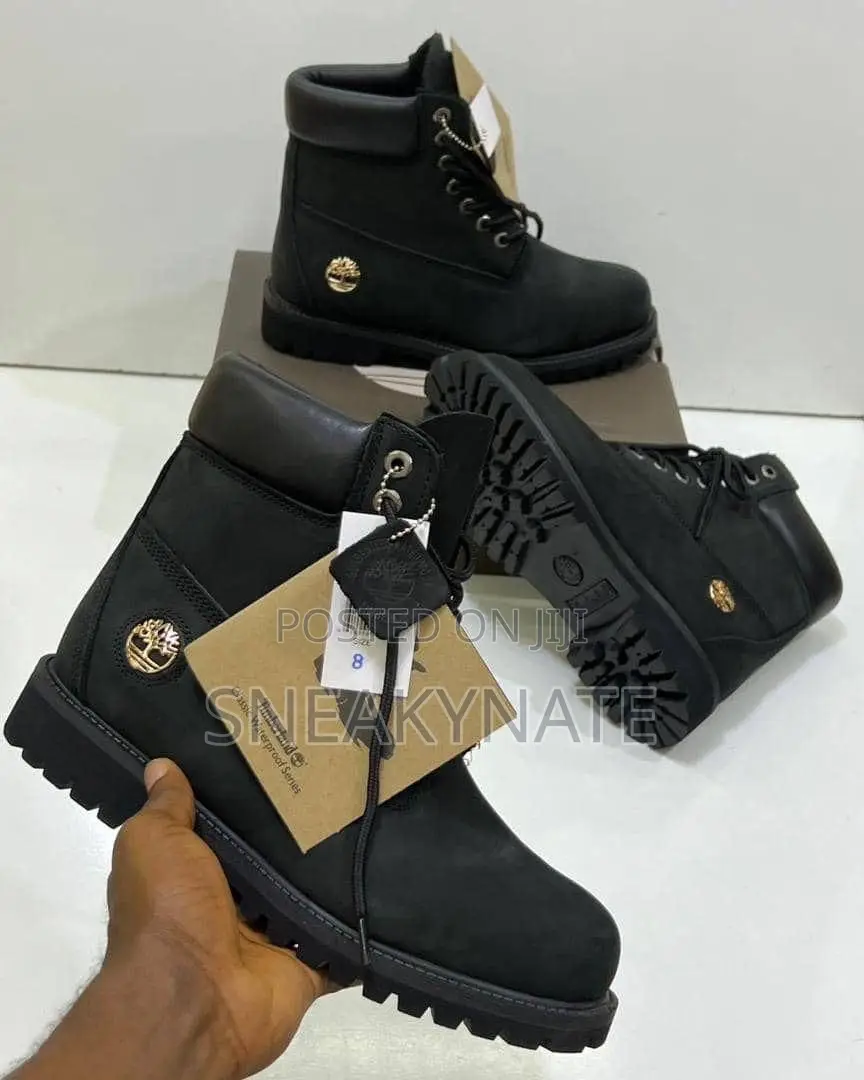 Black Hard Timberland Boots