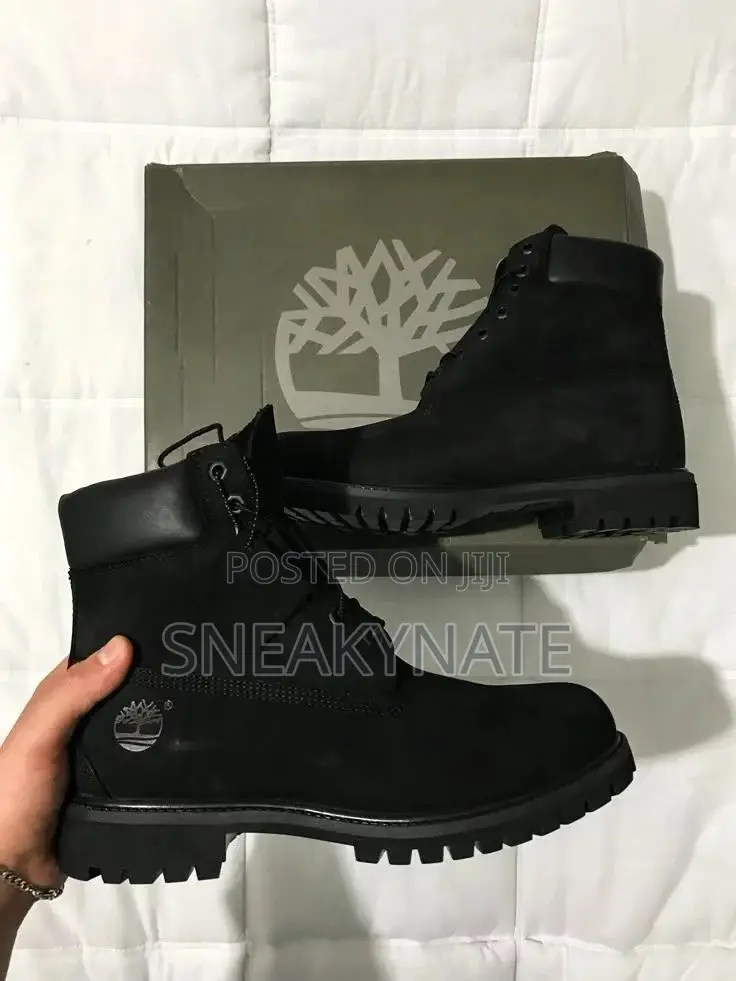 Black Hard Timberland Boots