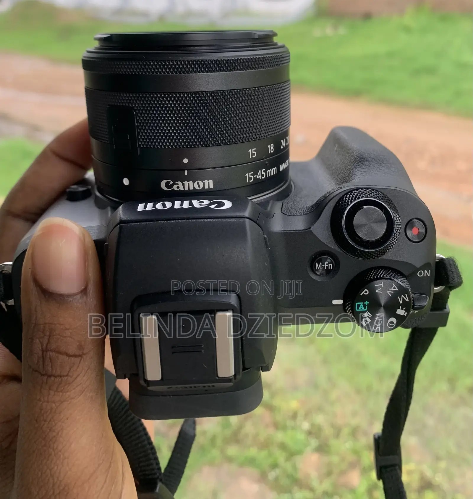 . Canon Eos M50 Camera With 15-45mm Lens, Box Accessories