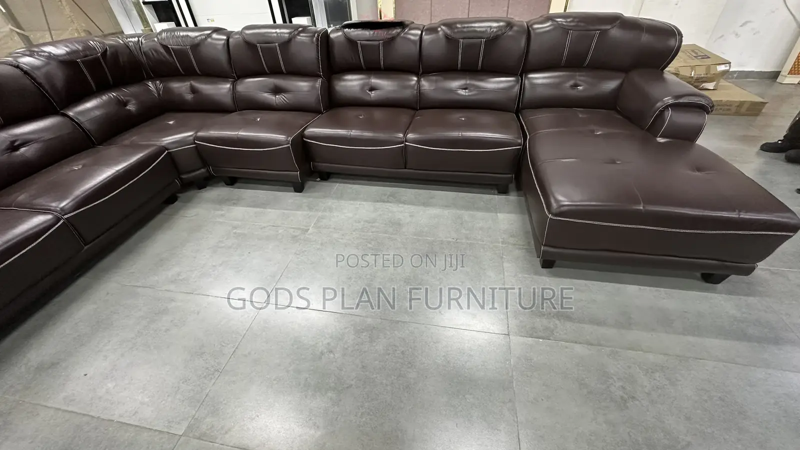 Leather Sofa Set