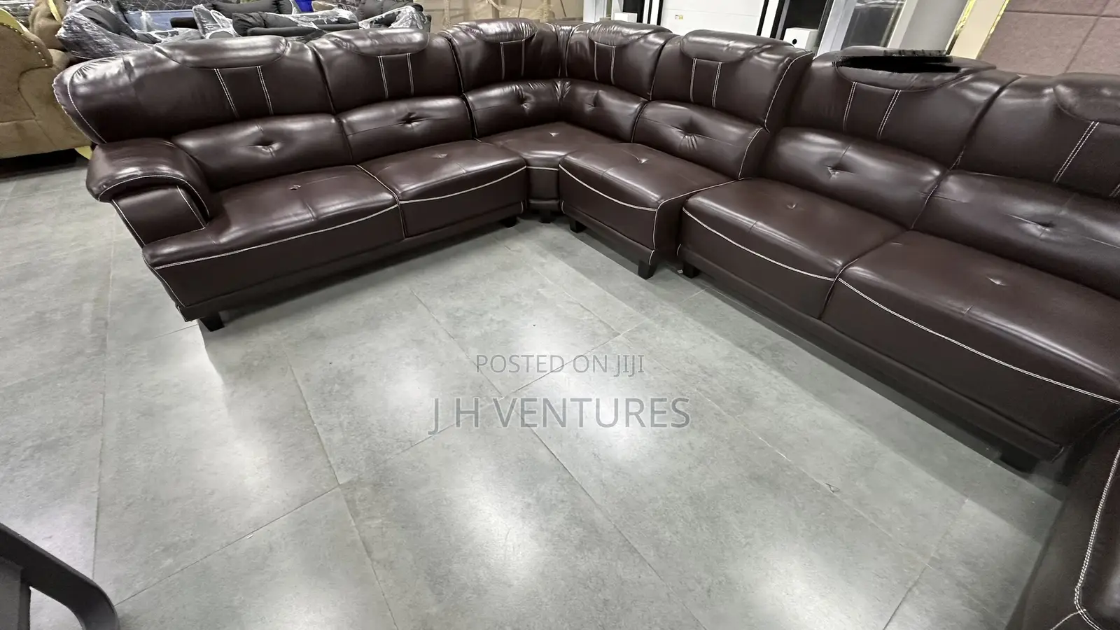 Leather Sofa Set