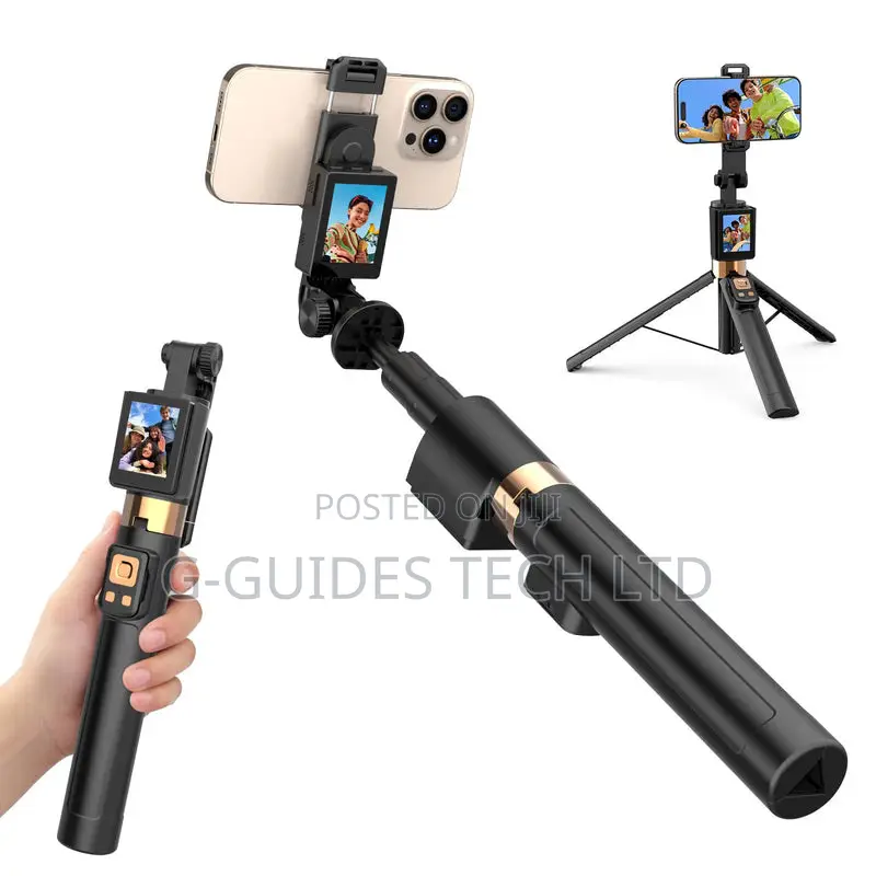 Cl07 Smart Selfie Stick With Screen