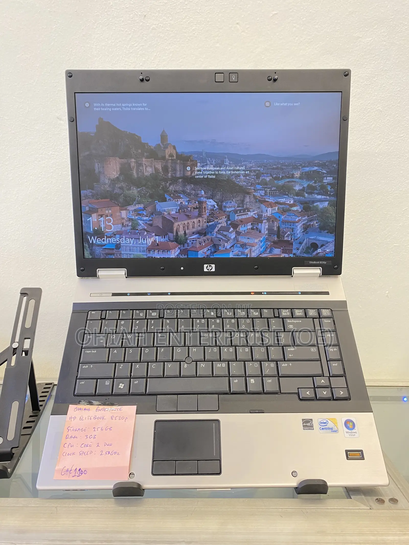Laptop HP Compaq 8530p 3GB Intel Core 2 Duo HDD 256GB