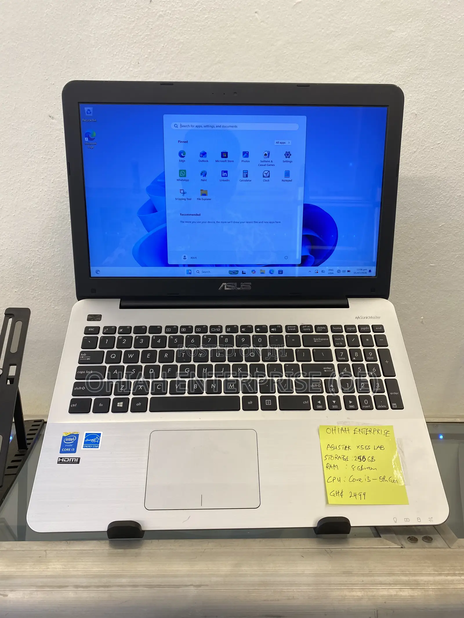 Laptop Asus X555LA 8GB Intel Core i3 SSD 256GB