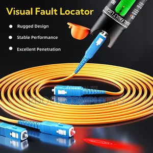 50km Fiber Optic Visual Fault Locator 50mw Optic Cable Tester Meter