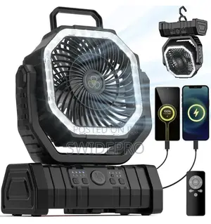 Rechargeable Table Top Camping Fan