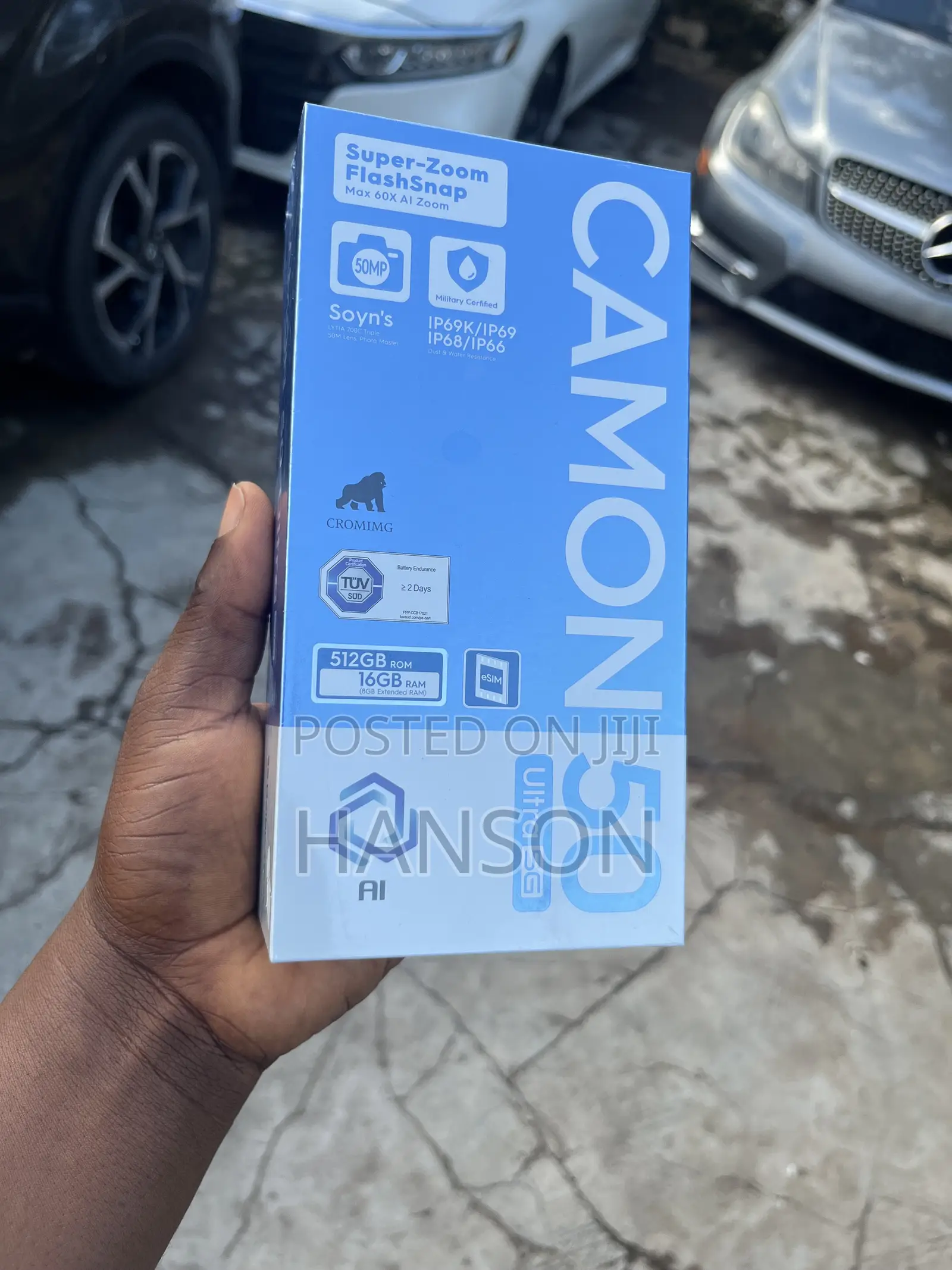 New Tecno Camon 50 Ultra 512 GB Blue