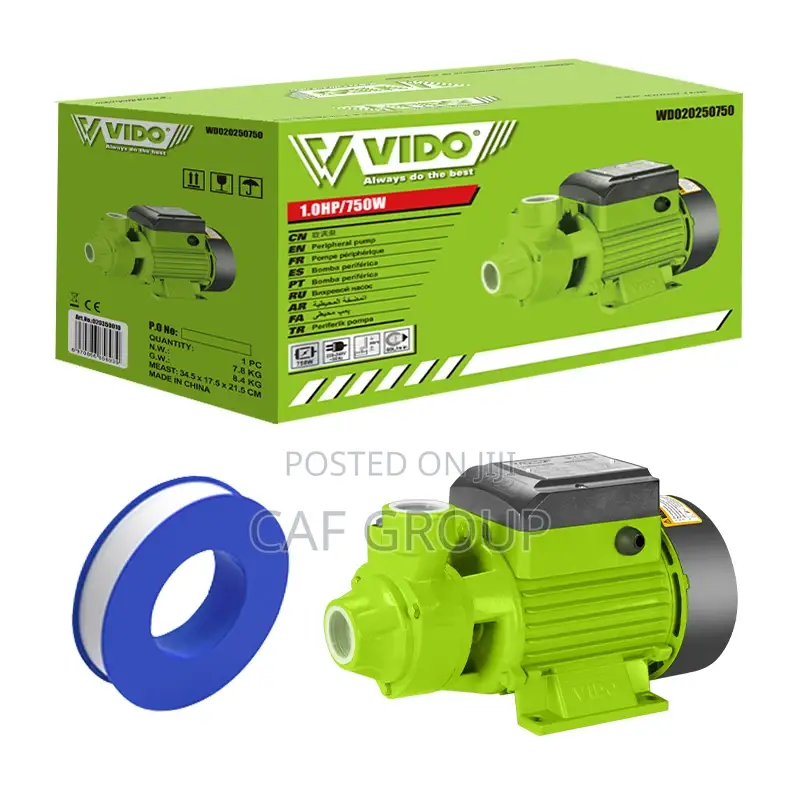 1.0hp/750w Water Pump