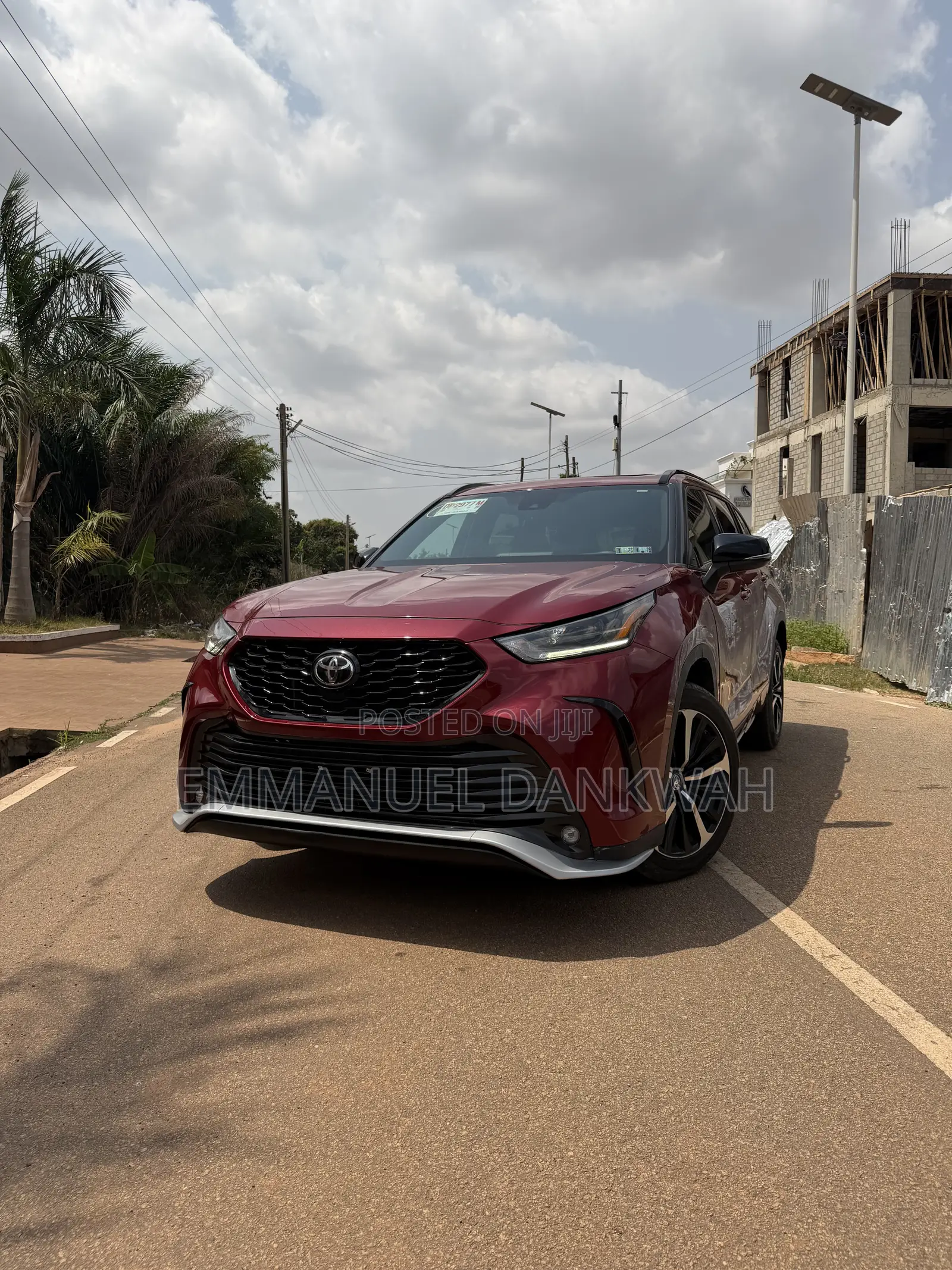 Toyota Highlander XSE 2022 Burgundy