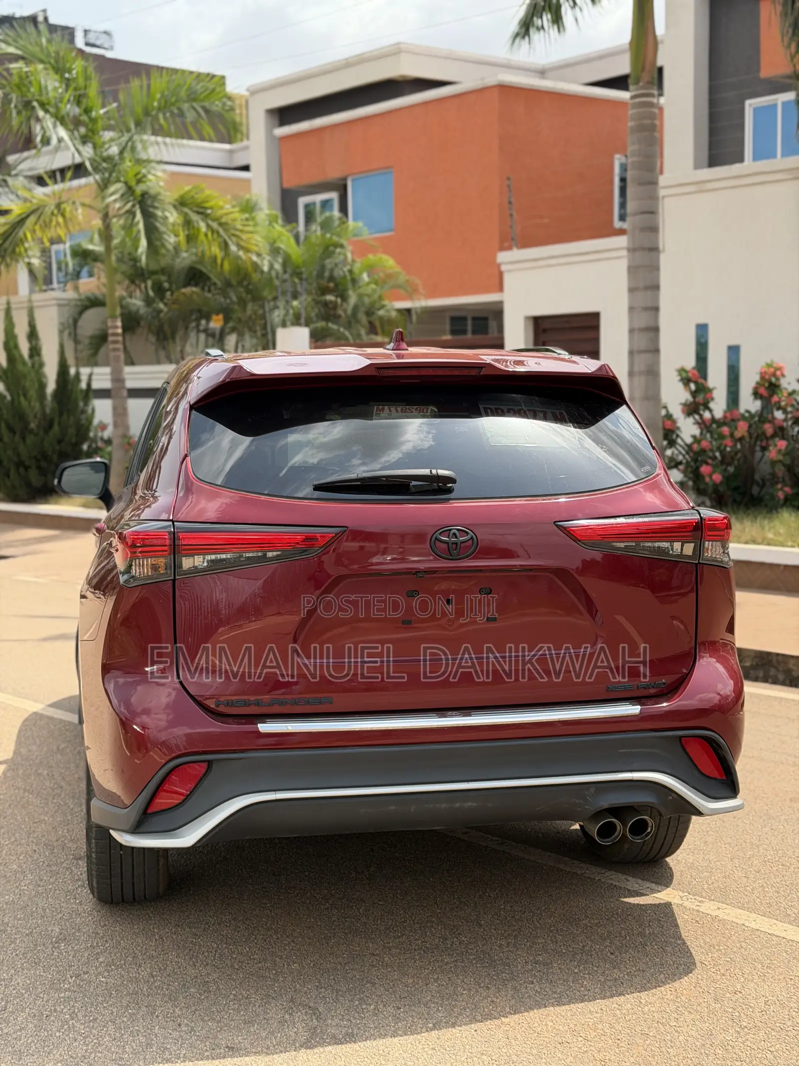 Toyota Highlander XSE 2022 Burgundy